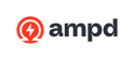 Ampd logo color white