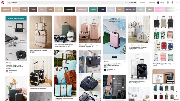 Pinterest Business Promoted Ad Pins Layout Design