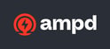 Ampd logo color black bg