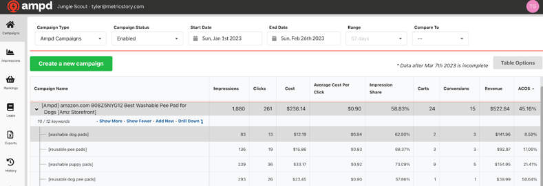 Ampd Keyword Sample